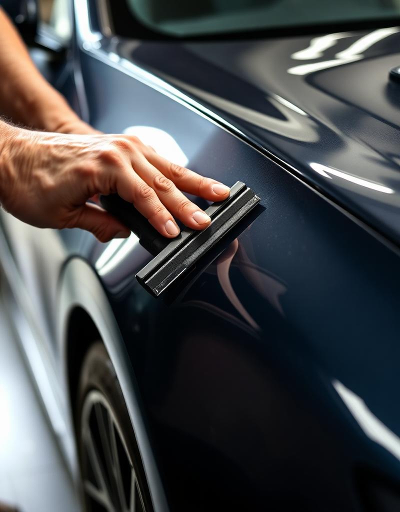 Vinyl wrap application craftsmanship